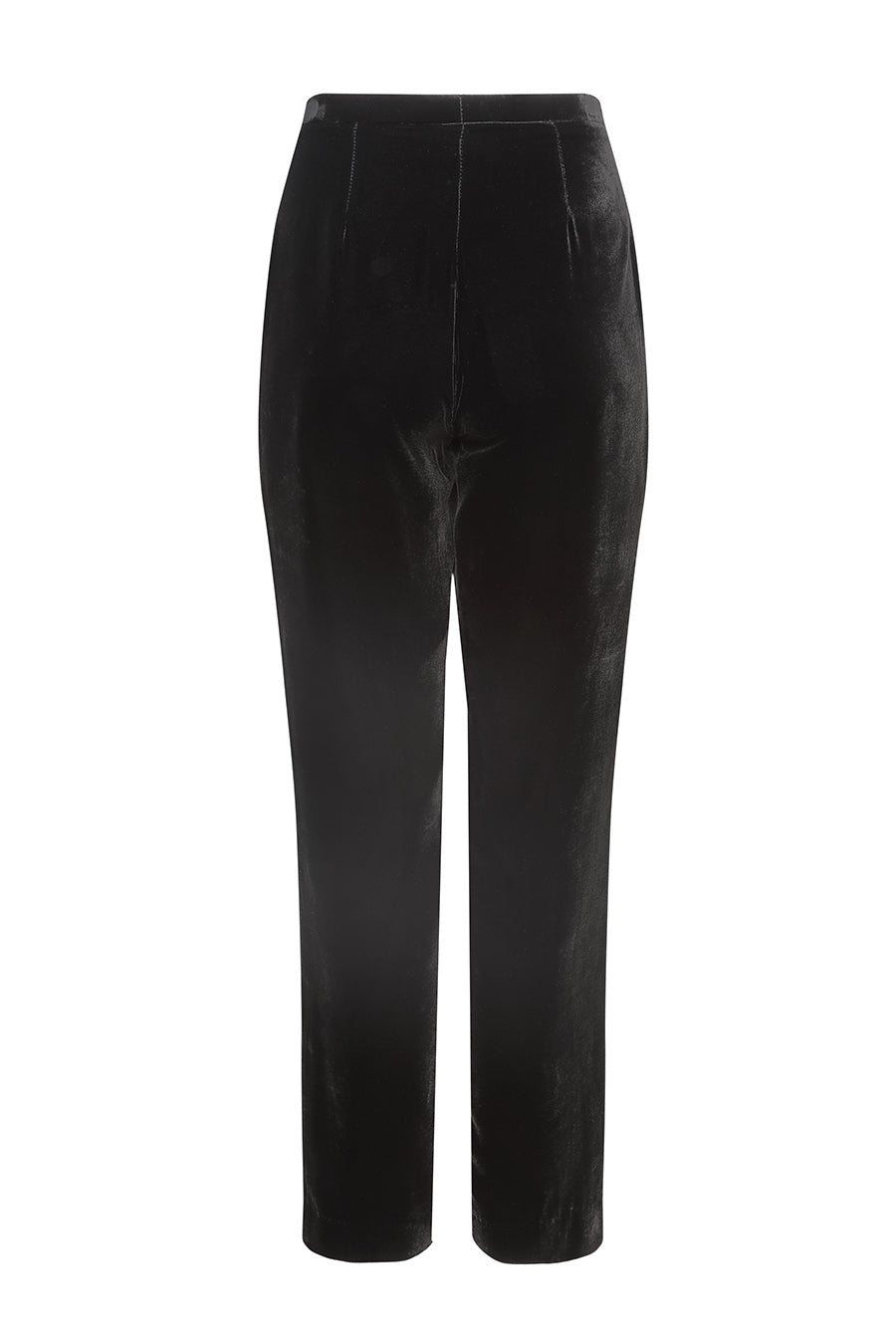 narrow black trousers for womens business outfit