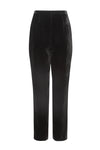 narrow black trousers for womens business outfit
