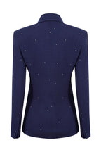 Navy Crystals Jacket - Imogen