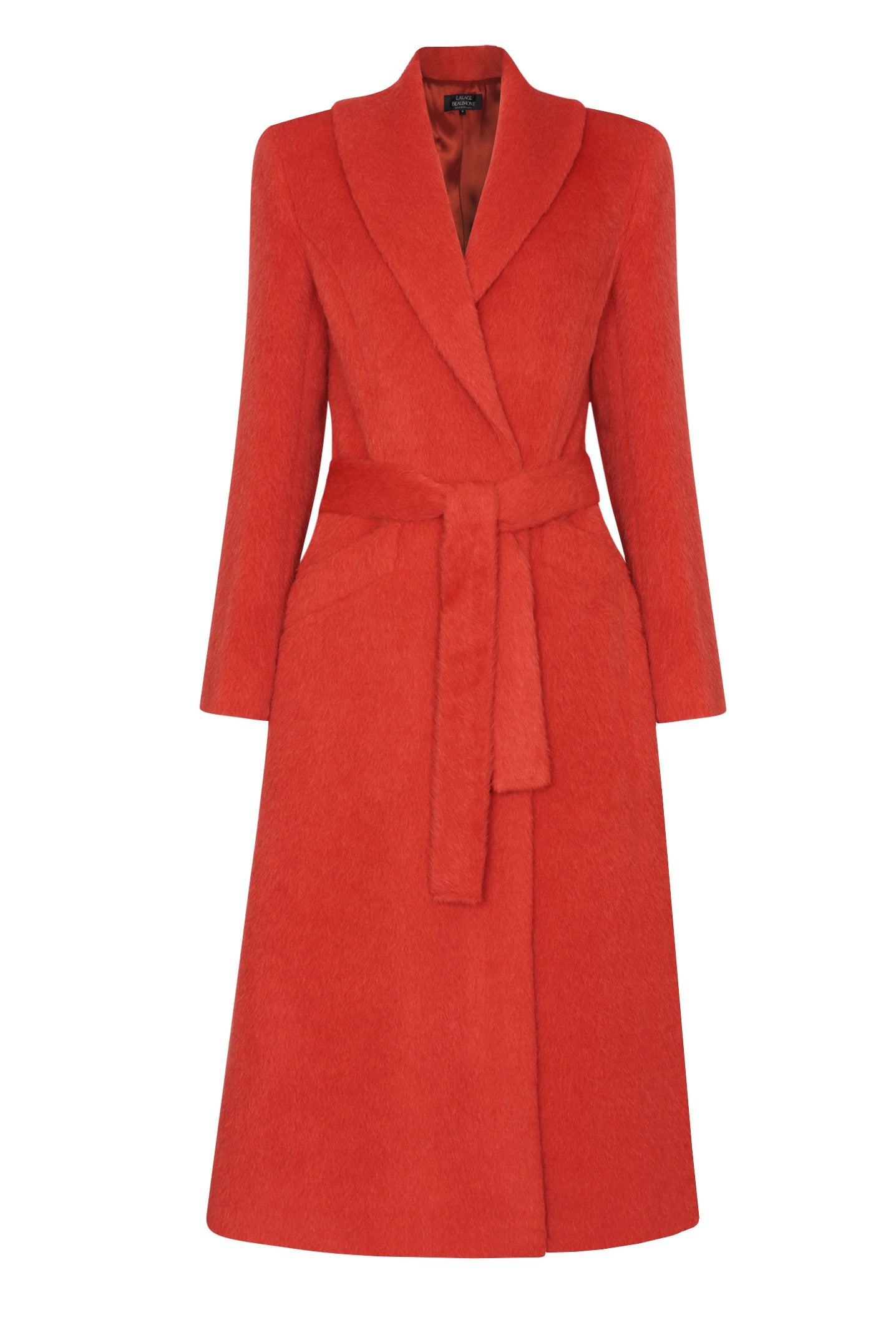 Alpaca Wool Coat Burnt Tahlia