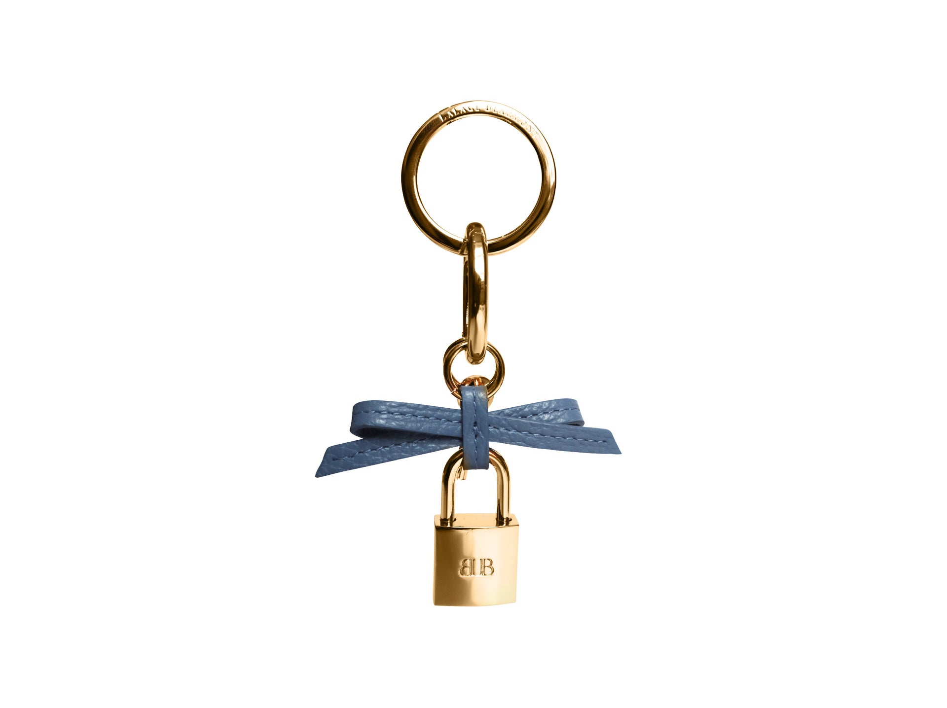 Bow Padlock Keyring Bag Charm Caribou Bluebell