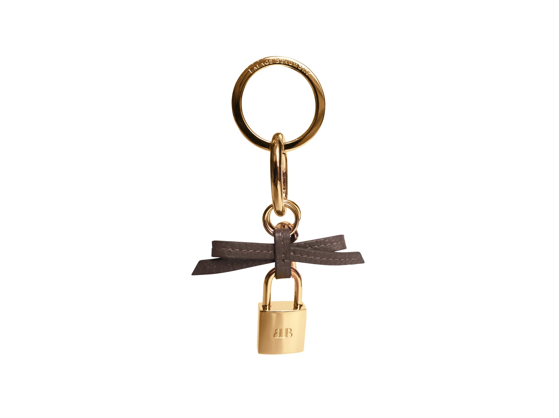 Bow Padlock Keyring Bag Charm Caribou