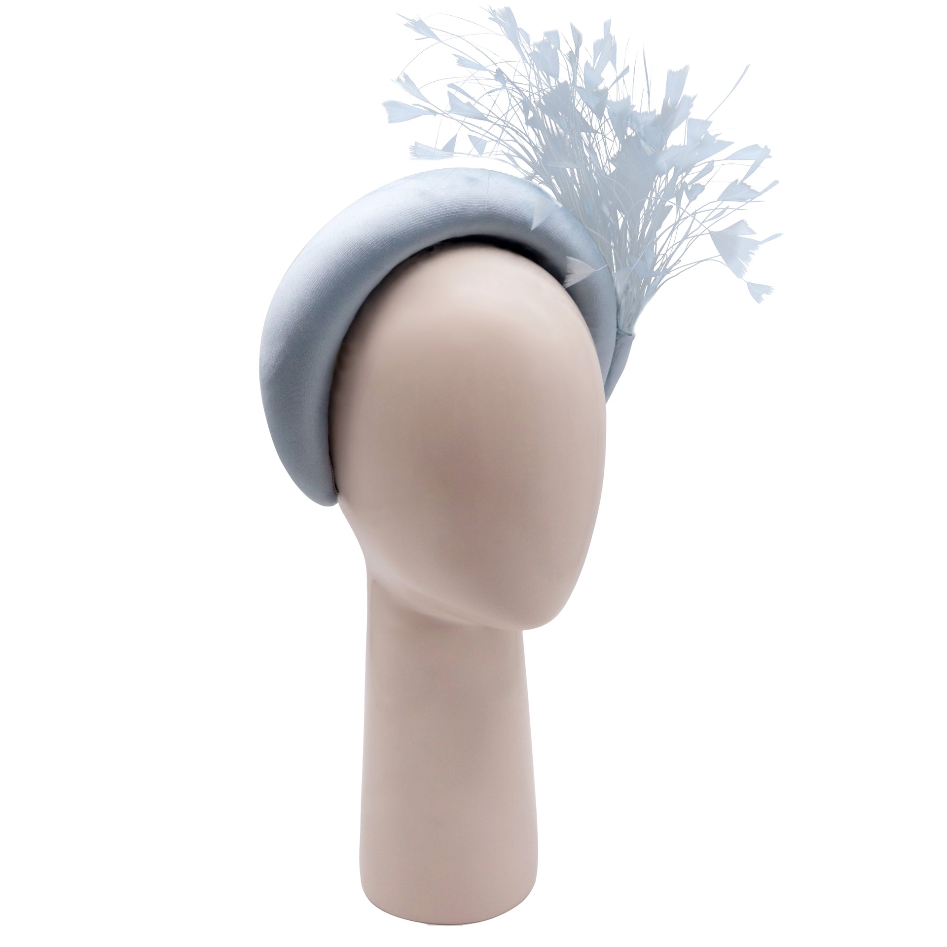 Feather Hairband Sky Blue