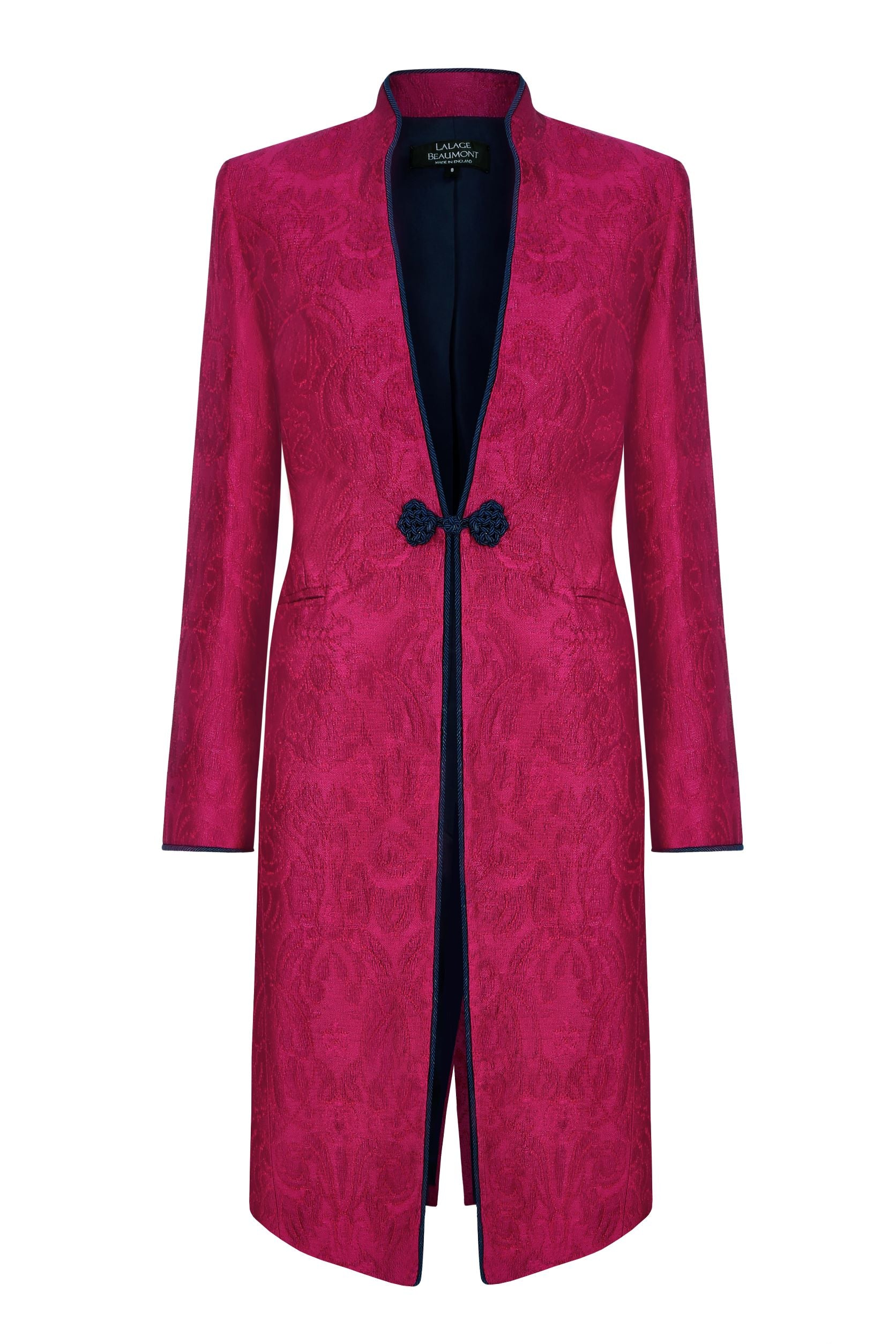 Dress Coat Winter Brocade Cord Trim Frogging Vicky