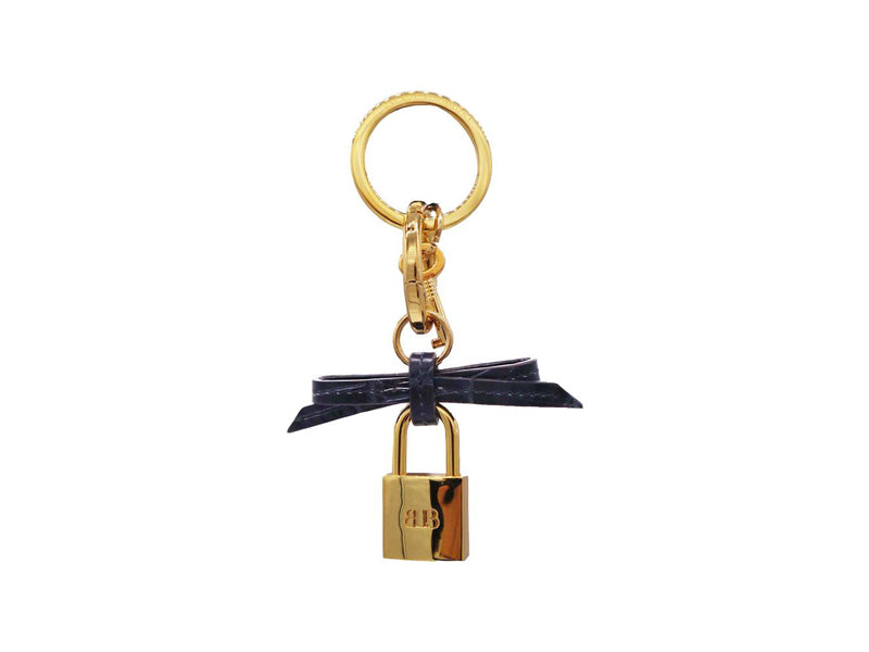 Bow Padlock Keyring Bag Charm Orinoco
