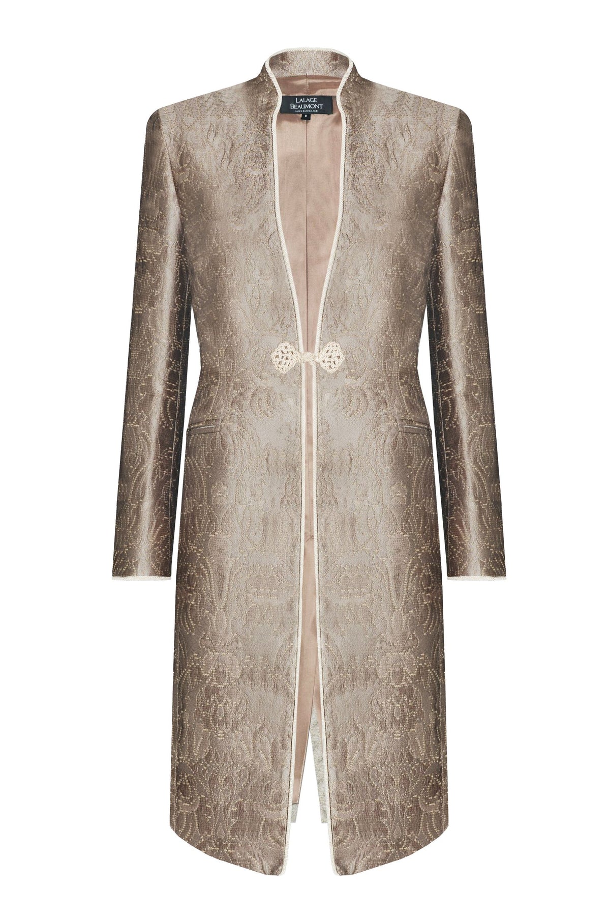 Dress Coat Winter Brocade Cord Trim Frogging Vicky