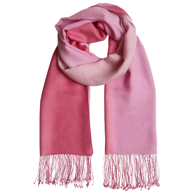 Ombre Silk/Wool Scarf - Various Colours