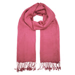Silk/Wool Stole - Dusky Pink