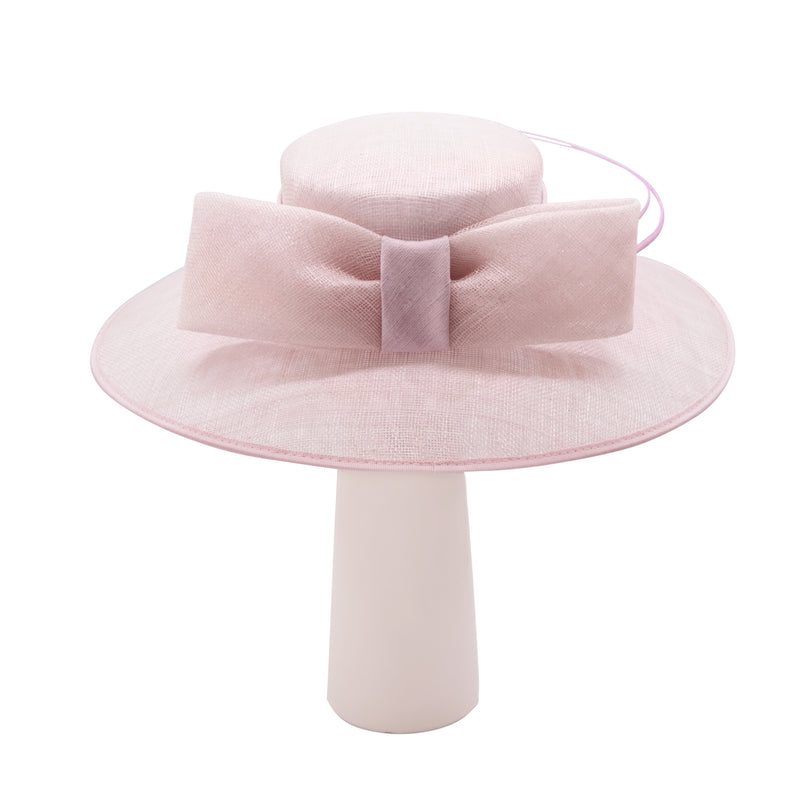 Chelsea Square Hat in Pale Pink