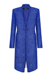 Royal Dress Coat in Winter Brocade with Cord Trim and Frogging  - Vicky