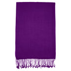 Silk/Wool Stole - Purple