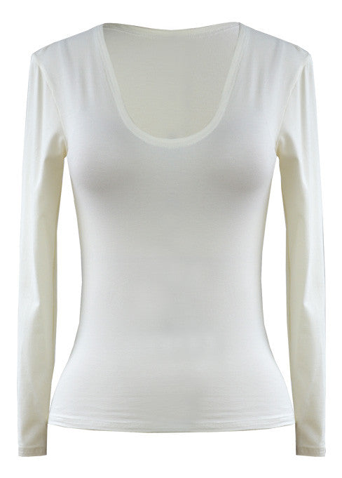 womens white business top