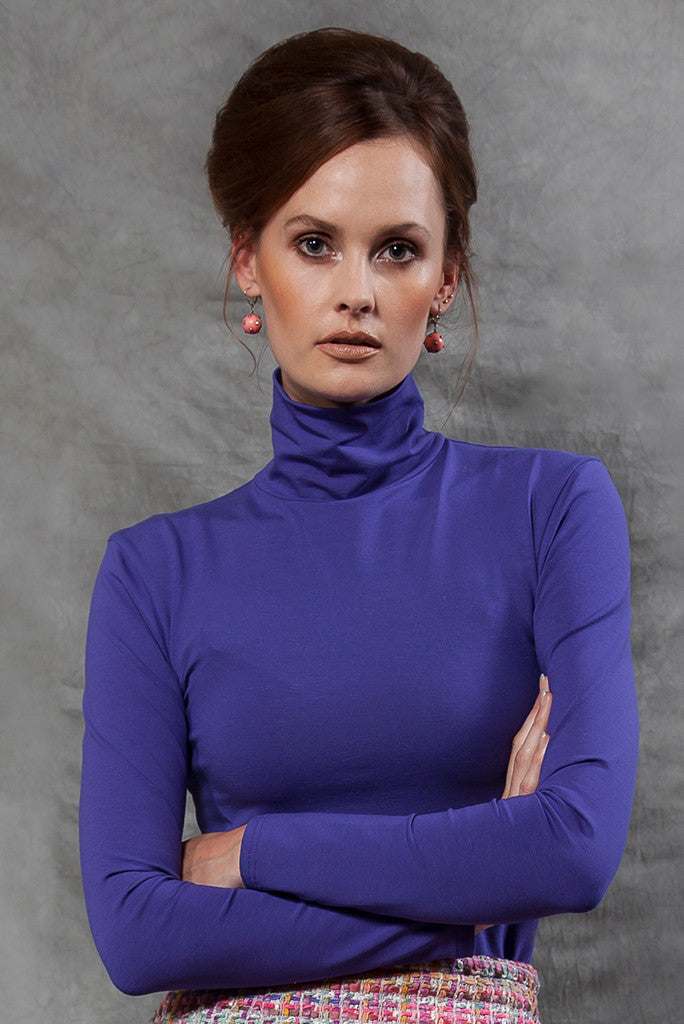 Top - Turtle Neck Top - Julie